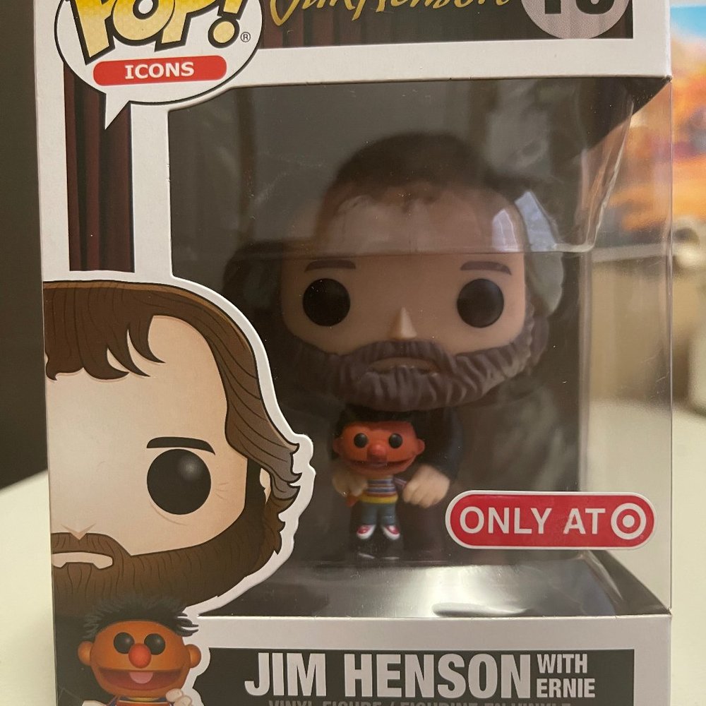 Funko POP! Icons: Jim Henson w/ Ernie (Target Exclusive) #19 - Picture 1 of 2